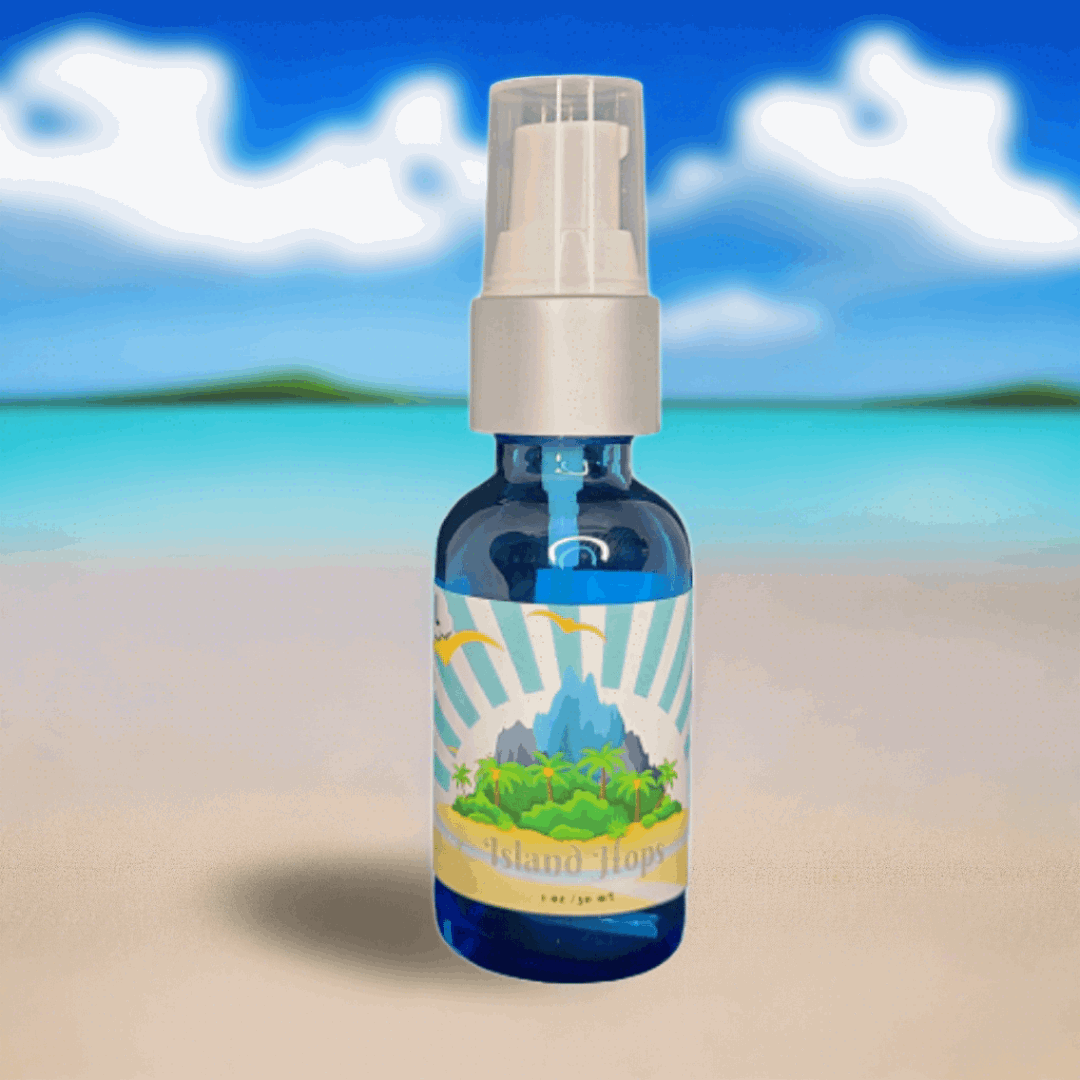 Island hops - Beard Oil - Earthy Hops Tropical Fruits Strawberry Champaign - Beach Bum Beards Care