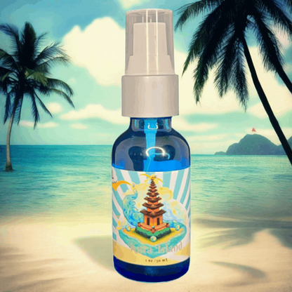 Kuta Island - Beard Oil - Fresh Green Tea Earthy Cloves Sweet Mango - Beach Bum Beards Care