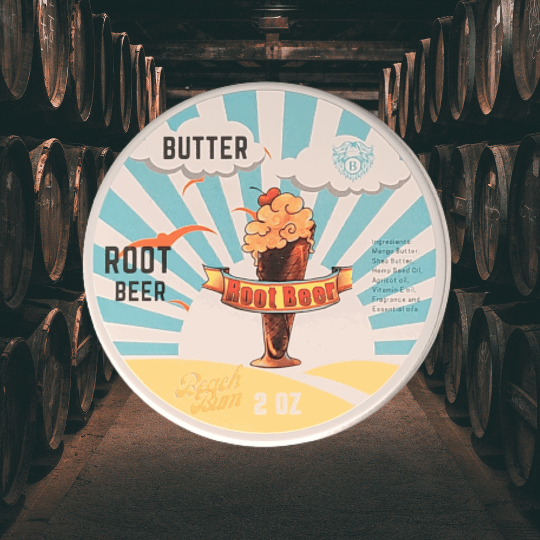 B&B Root Beer -Beard Butter - Root Beer & Vanilla - Beach Bum Beards Care