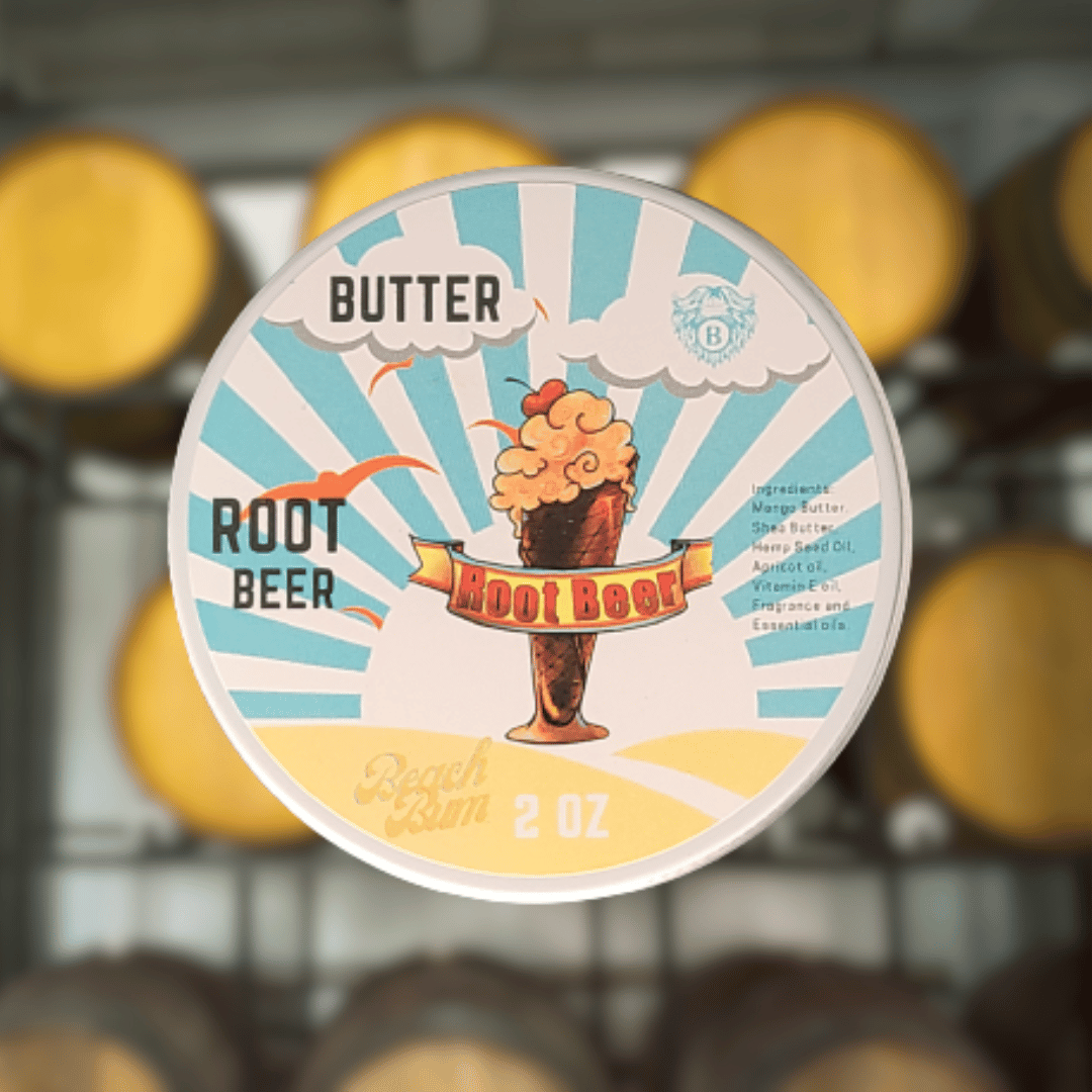 B&B Root Beer -Beard Butter - Root Beer & Vanilla - Beach Bum Beards Care