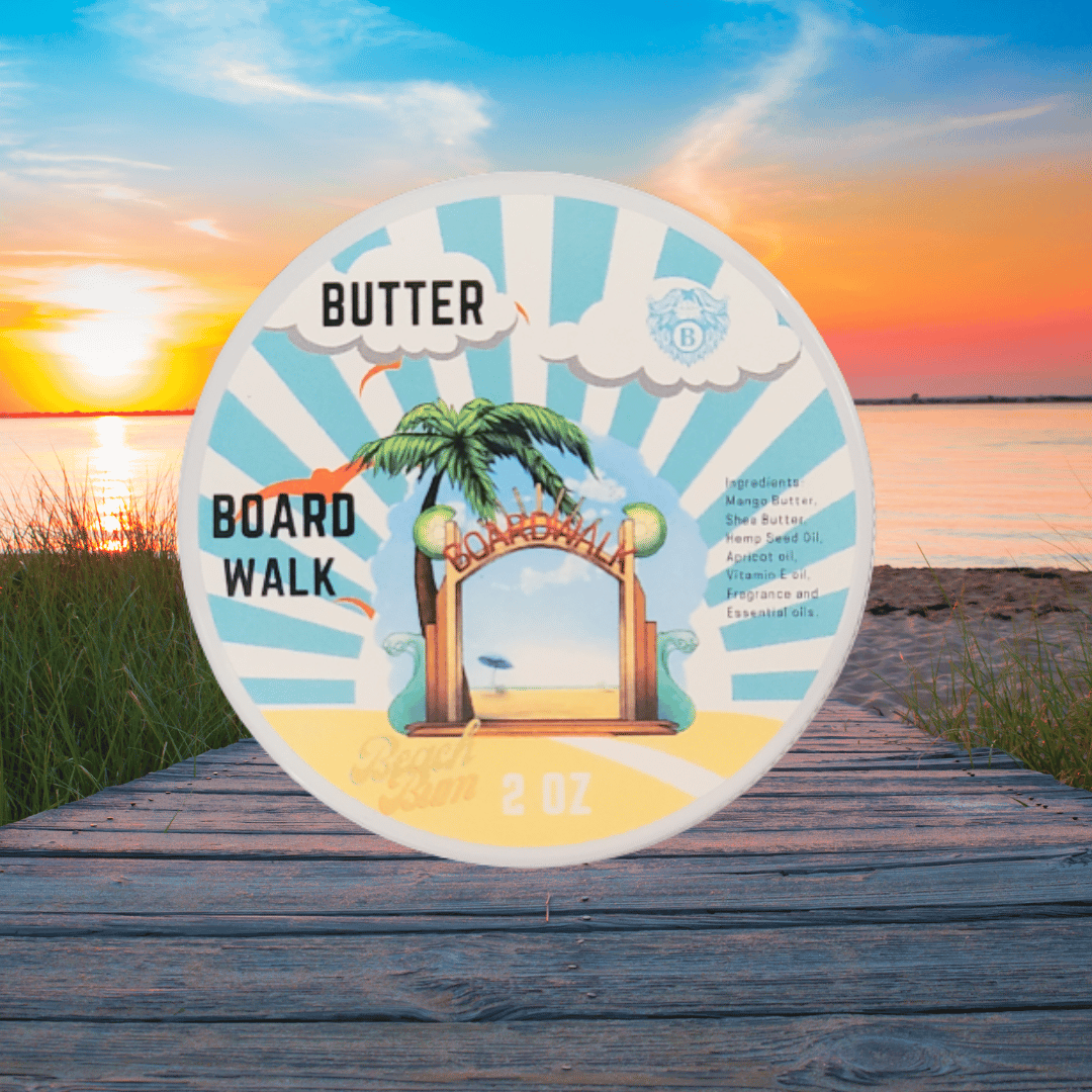 Board Walk - Beard Butter - Tart Lime Earthy Teatree - Beach Bum Beards Care