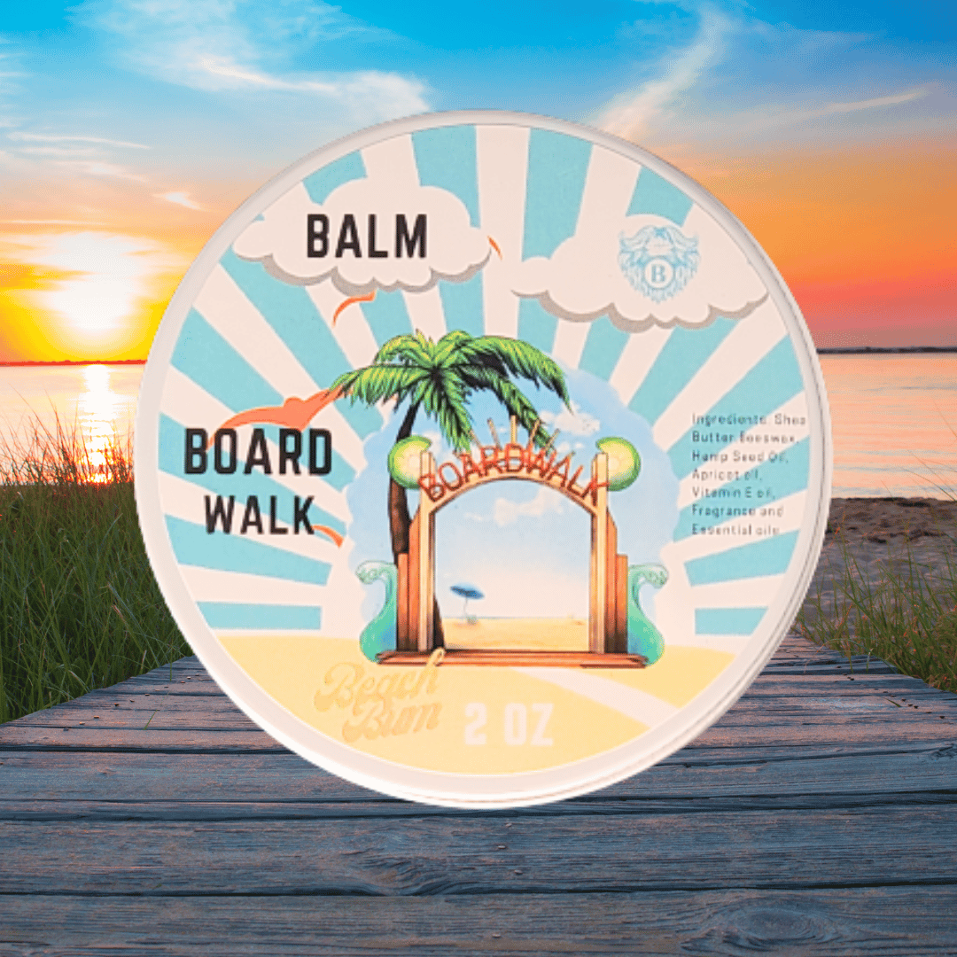 Board Walk - Beard Balm - Tart Lime Earthy Teatree - Beach Bum Beards Care