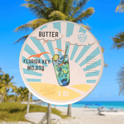 Florida Key Mojito - Beard Butter - Bay Rum Zesty Lime Fresh Mint - Beach Bum Beards Care