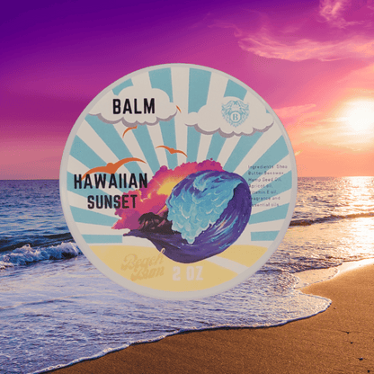 Hawaiian Sunset - Beard Balm - Tropical Fruits Island Flowers Hint of Vanilla - Beach Bum Beards Care