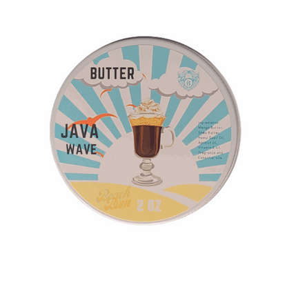 Java Wave - Beard Butter - Rich Coriander Dark Amber Hint of Robust Coffee - Beach Bum Beards Care