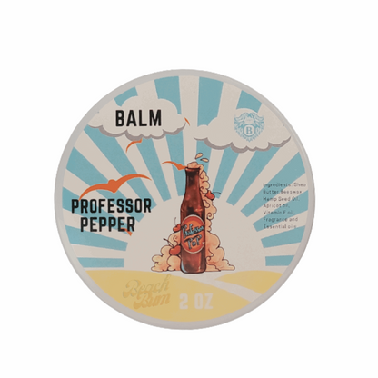 Professor Pepper - Beard Balm - Dark Cherry Creamy Vanilla Hint of Clove - Beach Bum Beards Care