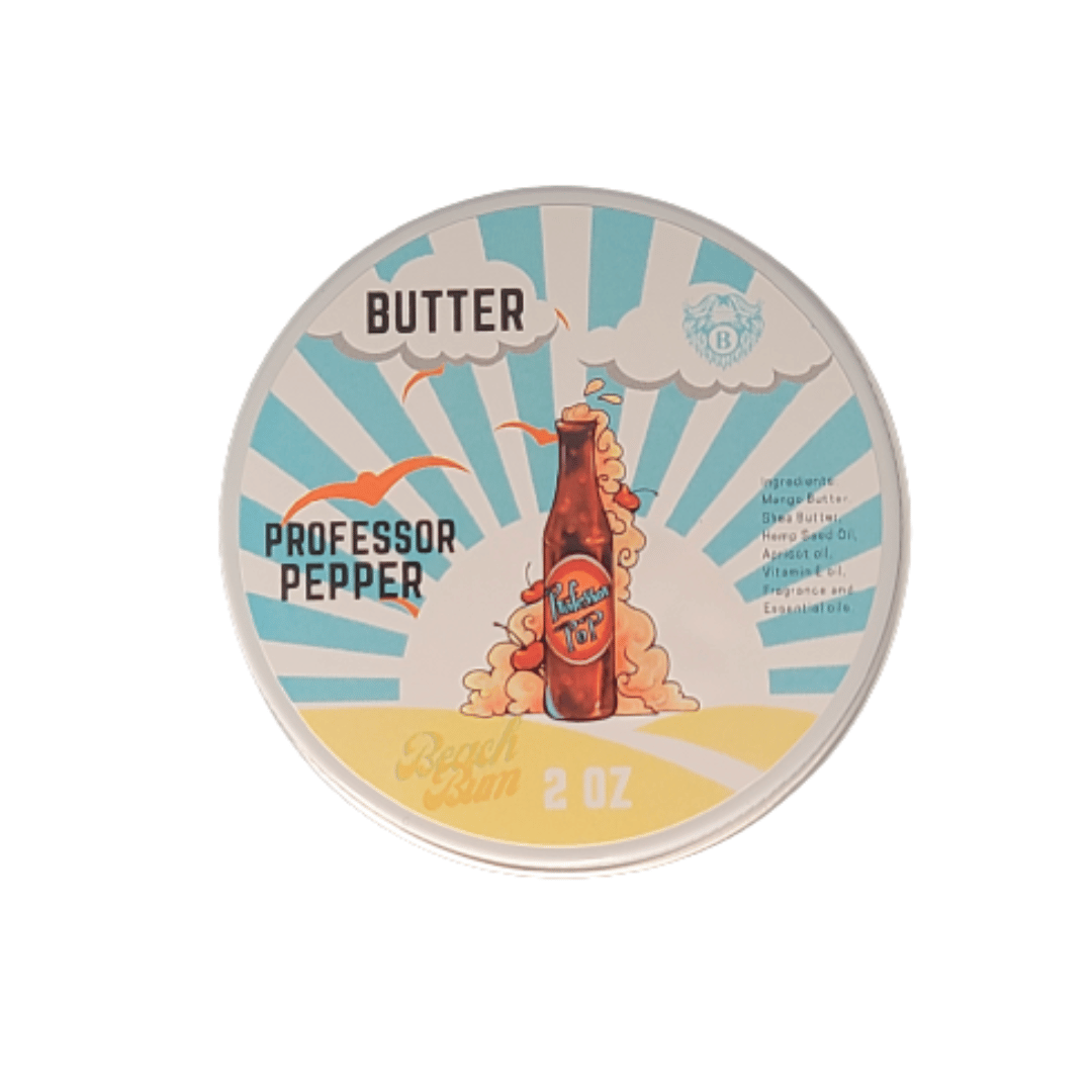 Professor Pepper - Beard Butter - Dark Cherry Creamy Vanilla Hint of Clove - Beach Bum Beards Care