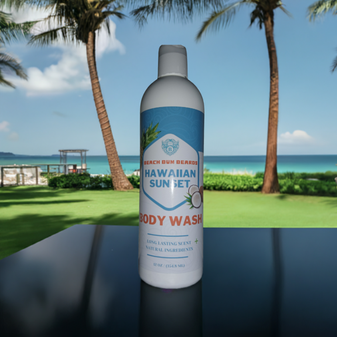 Hawaiian Sunset -Body Wash - Tropical Fruits Island Flowers Hint of Vanilla