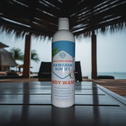 Hawaiian Sunset -Body Wash - Tropical Fruits Island Flowers Hint of Vanilla