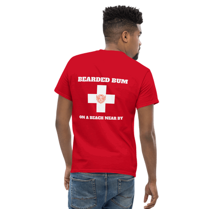 Beach Bum Beards Guard (Red) T-Shirt