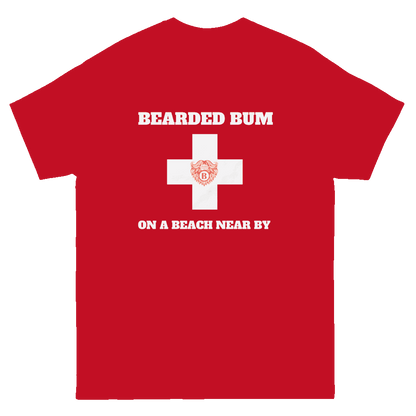 Beach Bum Beards Guard (Red) T-Shirt