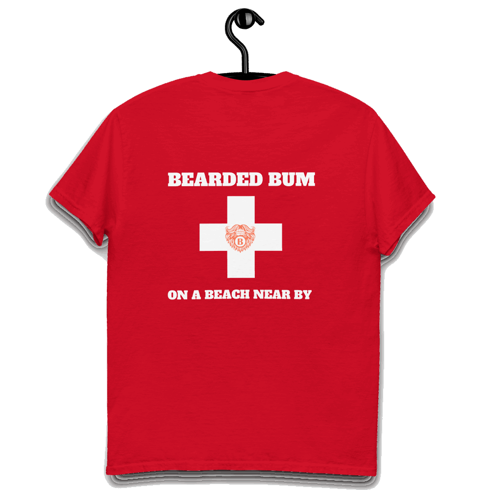 Beach Bum Beards Guard (Red) T-Shirt