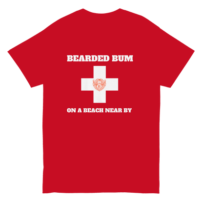 Beach Bum Beards Guard (Red) T-Shirt