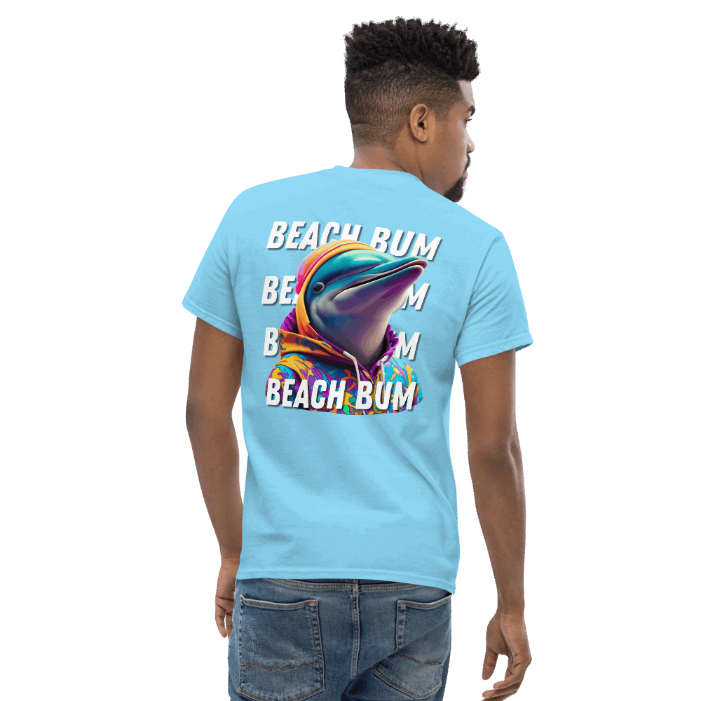 Beach Bum Beards Dolphin Vibes T-Shirt