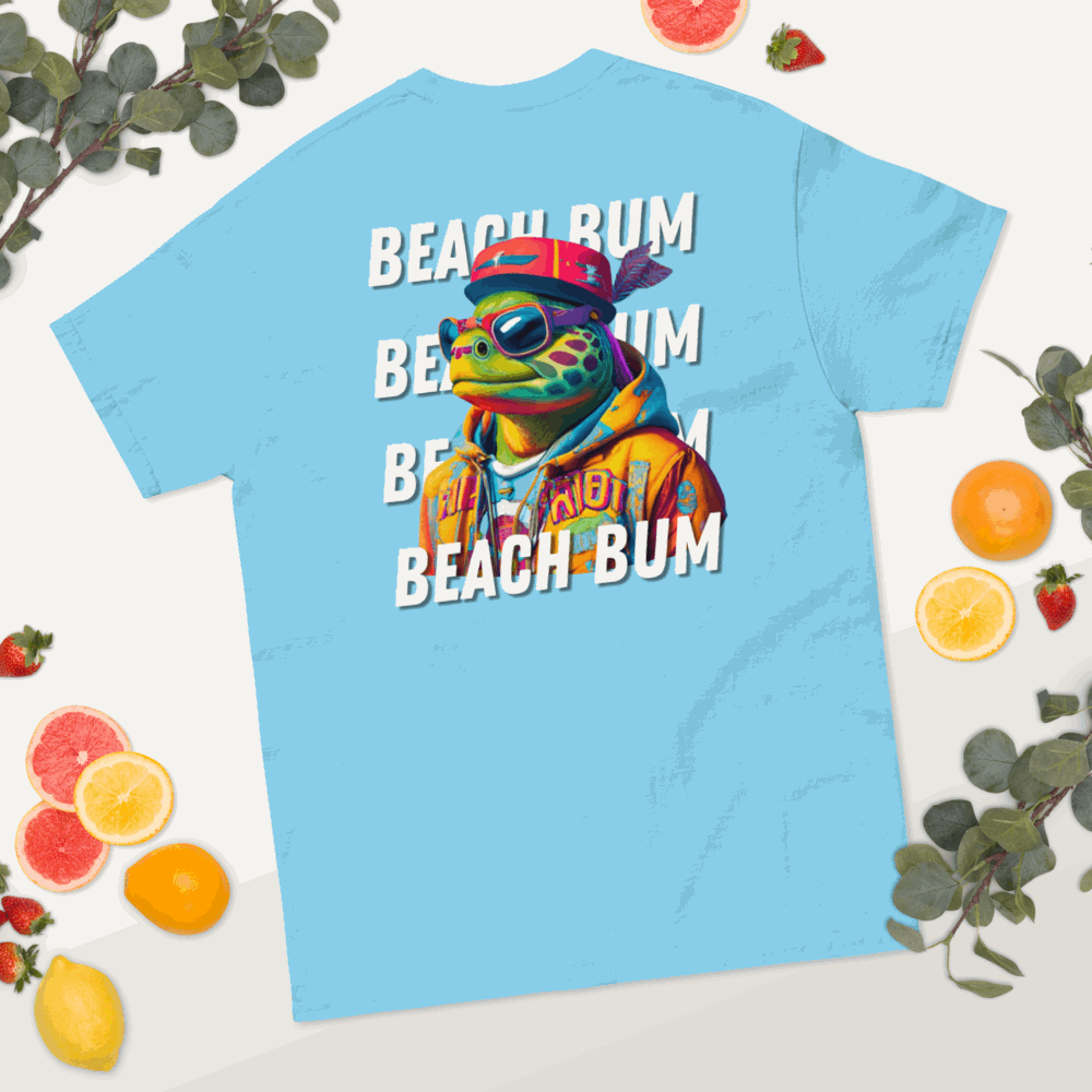 Beach Bum Beards Turtle Vibes T-Shirt