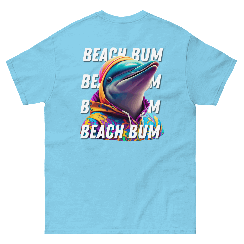 Beach Bum Beards Dolphin Vibes T-Shirt