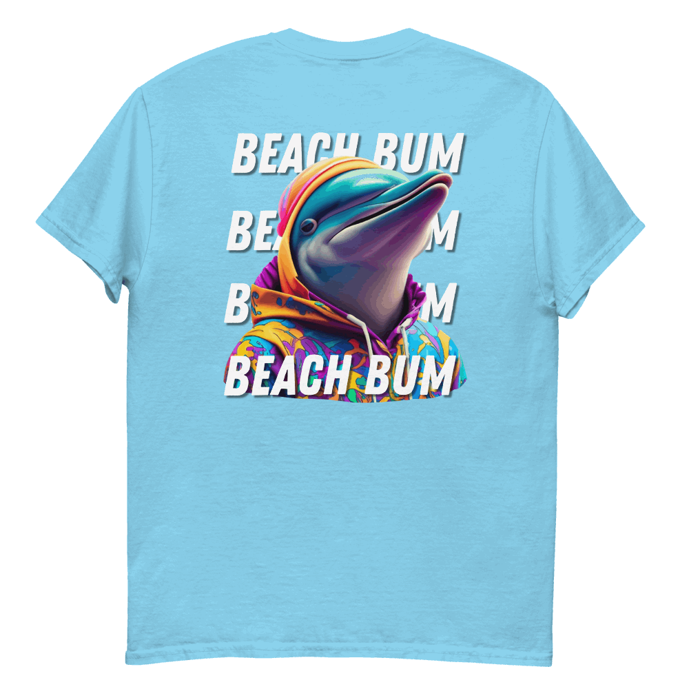 Beach Bum Beards Dolphin Vibes T-Shirt