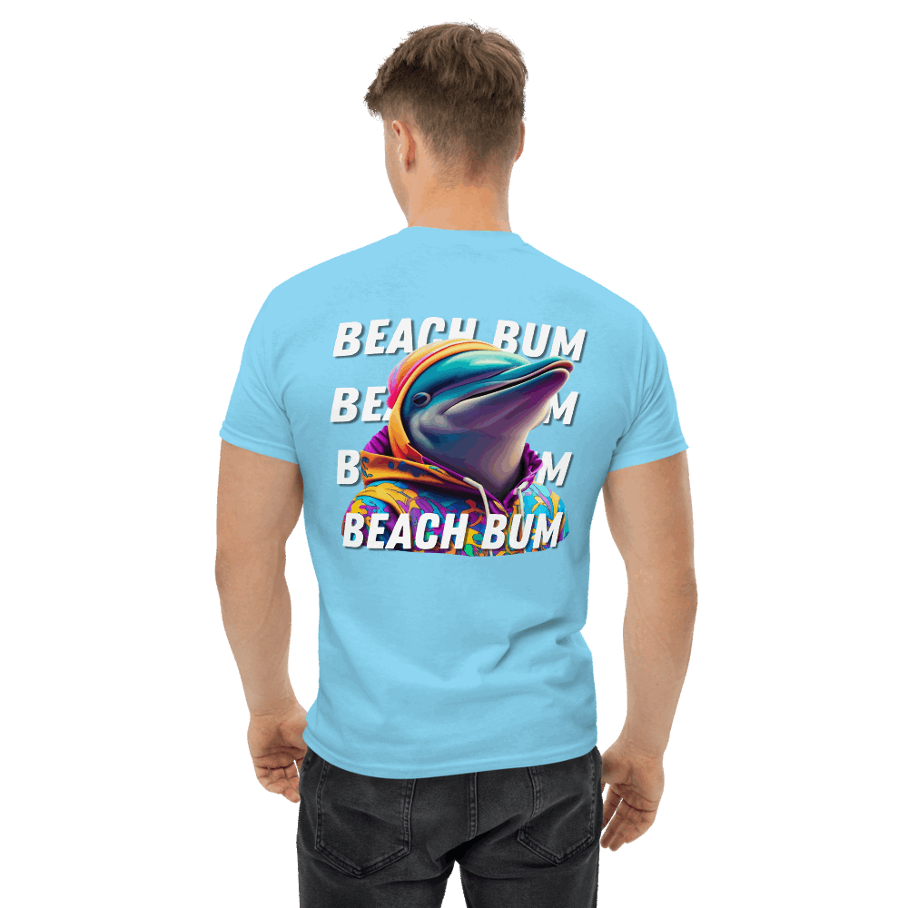 Beach Bum Beards Dolphin Vibes T-Shirt