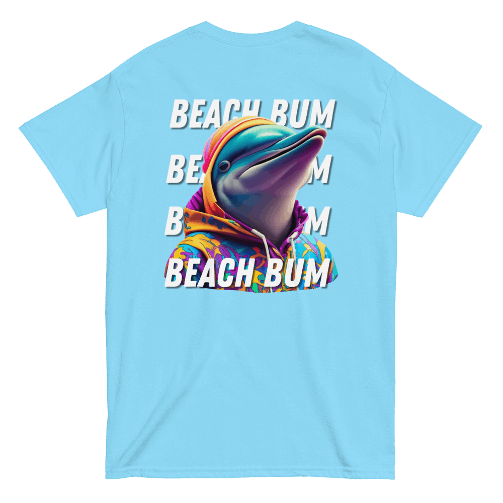 Beach Bum Beards Dolphin Vibes T-Shirt