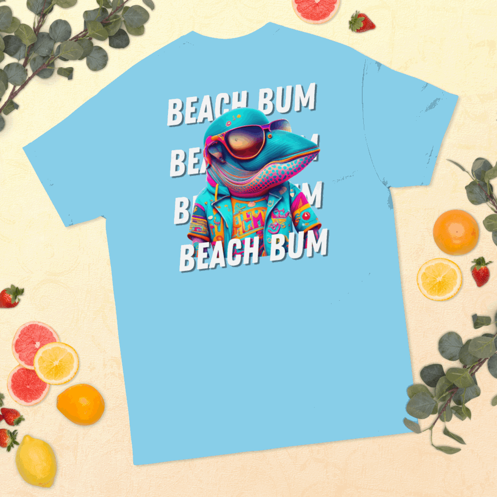 Beach Bum Beards Whale Vibes T-Shirt