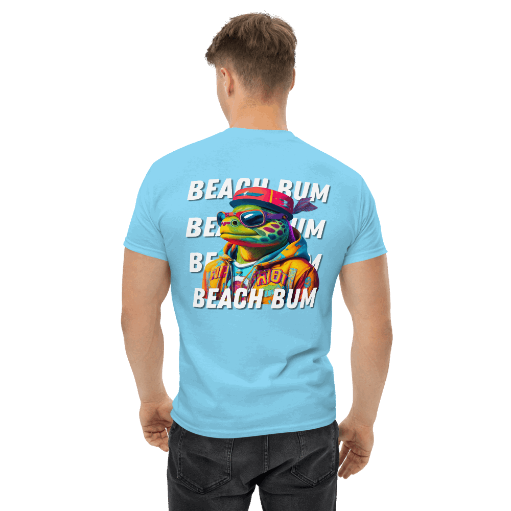 Beach Bum Beards Turtle Vibes T-Shirt