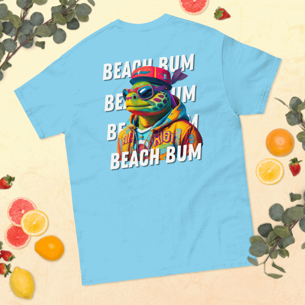 Beach Bum Beards Turtle Vibes T-Shirt