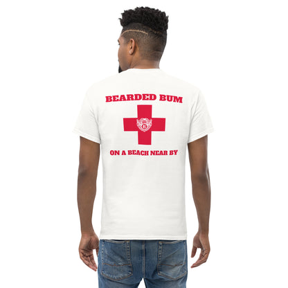 Beach Bum Beards - Life Guard (White) T-Shirt