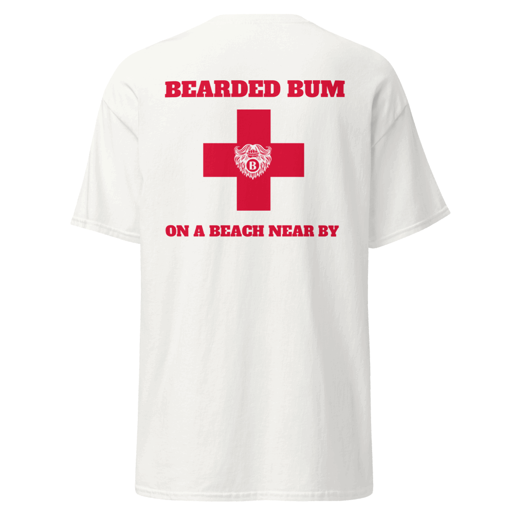 Beach Bum Beards Guard (White) T-Shirt