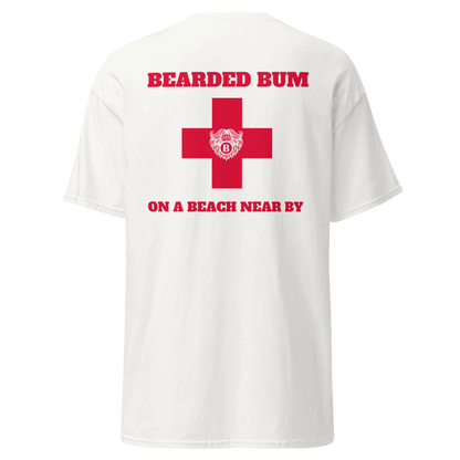 Beach Bum Beards Guard (White) T-Shirt