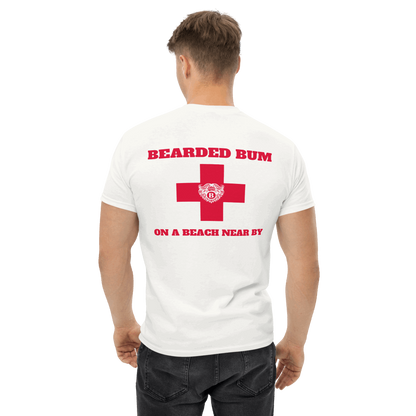 Beach Bum Beards Guard (White) T-Shirt