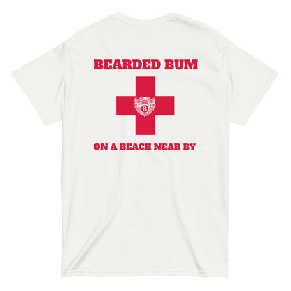 Beach Bum Beards Guard (White) T-Shirt