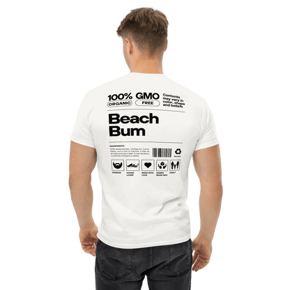 Beach Bum Facts (White) T-Shirt